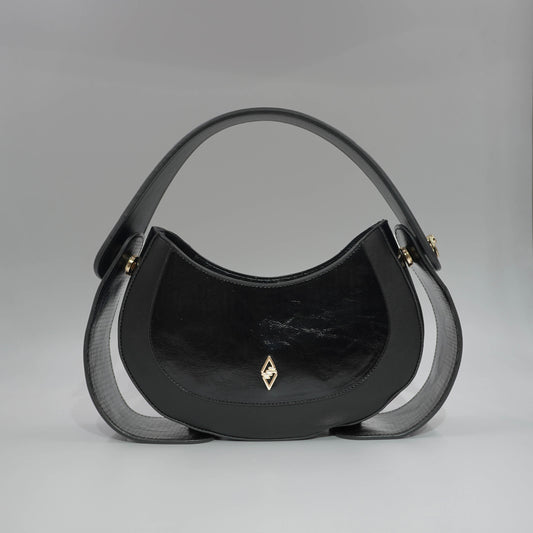 Bolso negro de piel vegana
